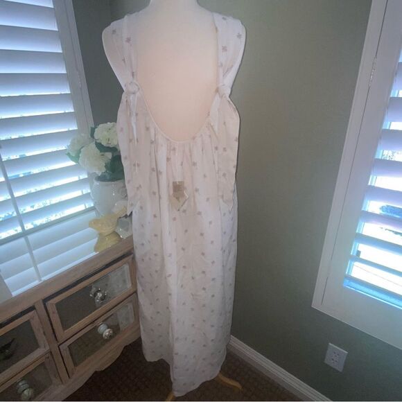 NWT Faherty Dream Cotton Gauze Sintra Dress in Tossed Palm Small - Picture 15 of 16